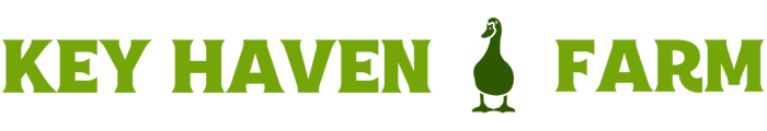 Key Haven Farm Text with Duck Logo as Blog Header Image